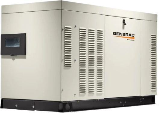 Generac Protector 45kW Liquid Cooled 3 Phase 277/480V Standby Generator CARB Compliant New