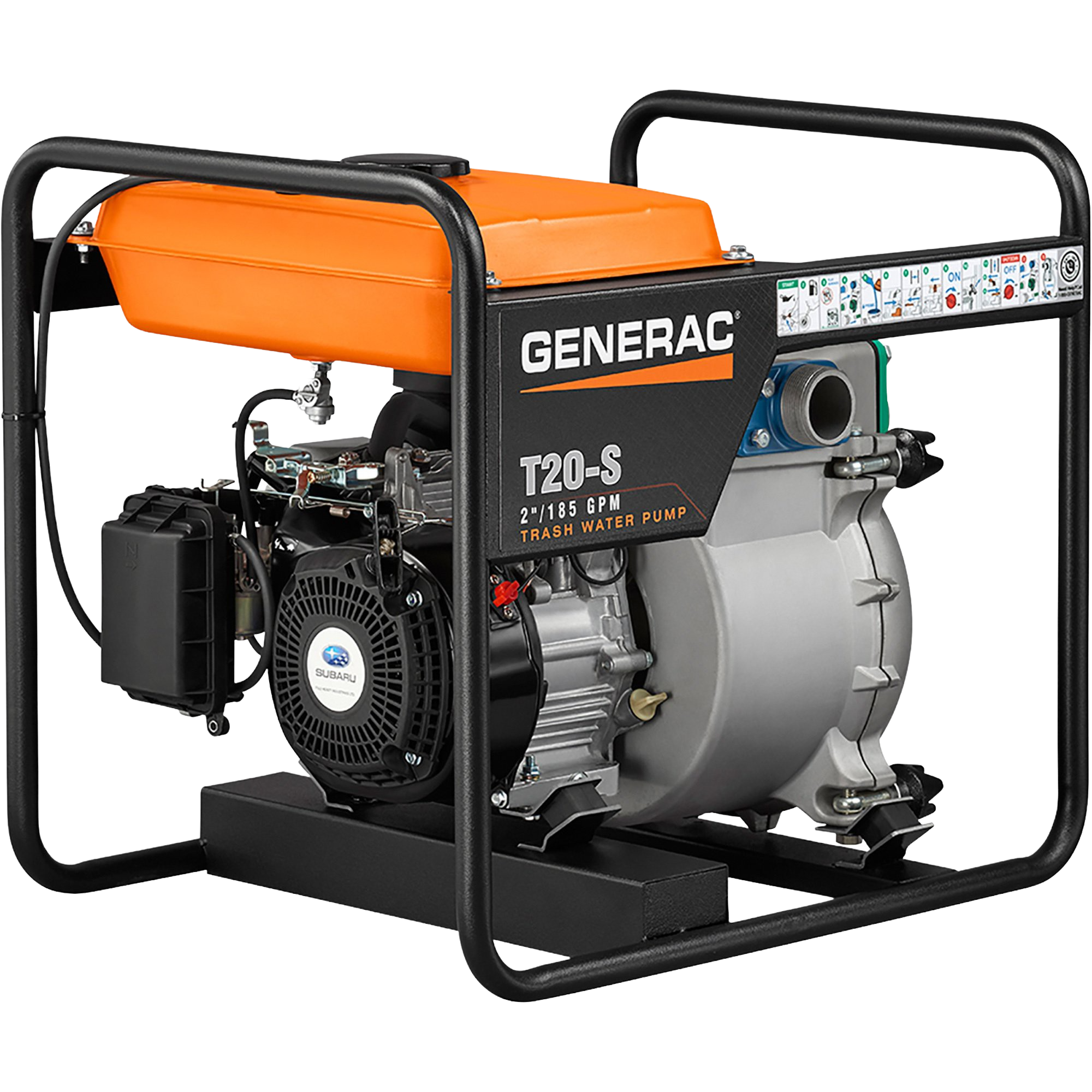 Generac 6920 T20-S 185 GPM 211cc  2