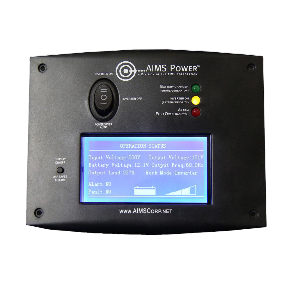 Aims REMOTELF Remote Panel with LCD for AIMS Inverter Chargers New