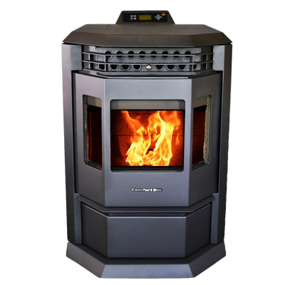 ComfortBilt HP22 2,800 sq. ft. EPA Certified Pellet Stove with Auto Ignition 55 lb Hopper Capacity Black New
