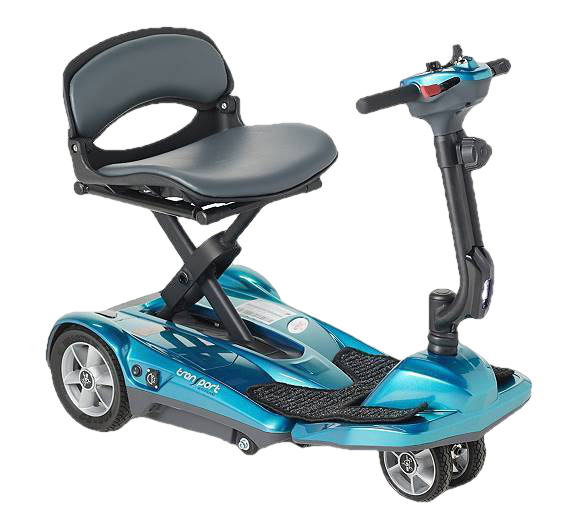 EV Rider Transport M Easy Move Scooter Lithium Folding Scooter Blue Open Box