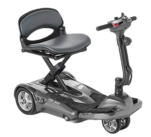 EV Rider Transport AF+ Automatic Folding Scooter Silver Open Box