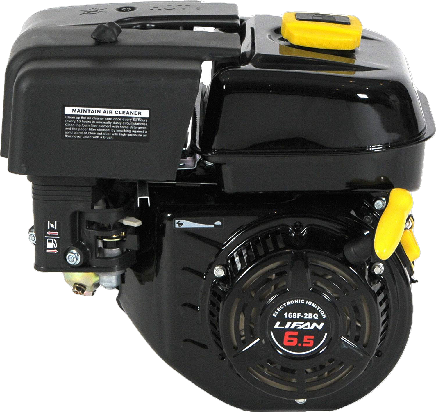 Lifan LF168F-2BDQ 6.5 HP 196cc 4-Stroke OHV Gas Engine with Electric Start, 3 Amp Open Box (Never Used)