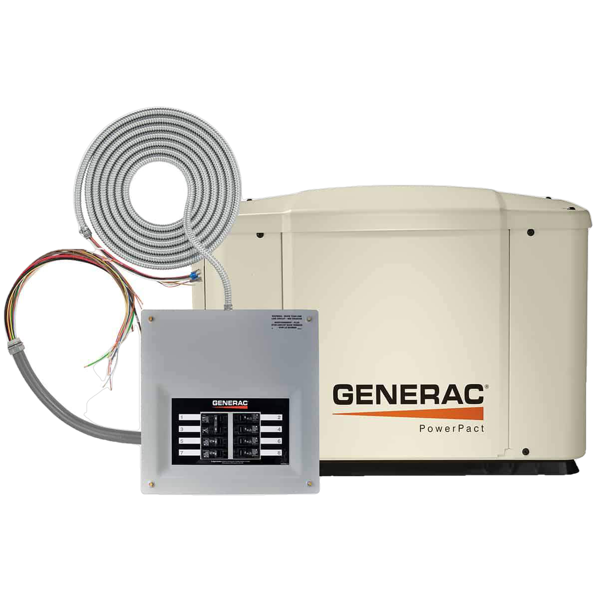 Generac 6518 7kW Guardian LP/NG Standby Generator w/ Automatic Transfer Switch New