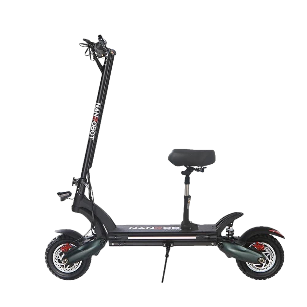 NanRobot D6+ Foldable Lightweight 2000W 26ah 52V 10" 28+ MPH Electric Scooter with Seat New