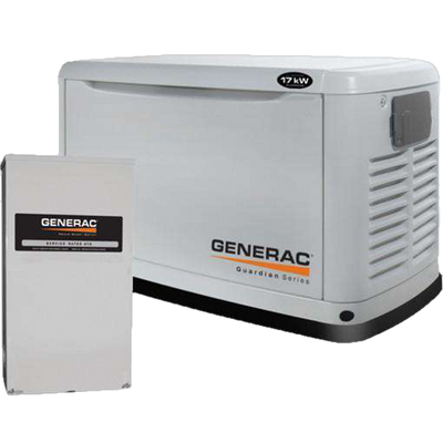 Generac/Honeywell 6053/6260 17kW Guardian Standby Generator w/ Smart Transfer Switch Manufacturer RFB