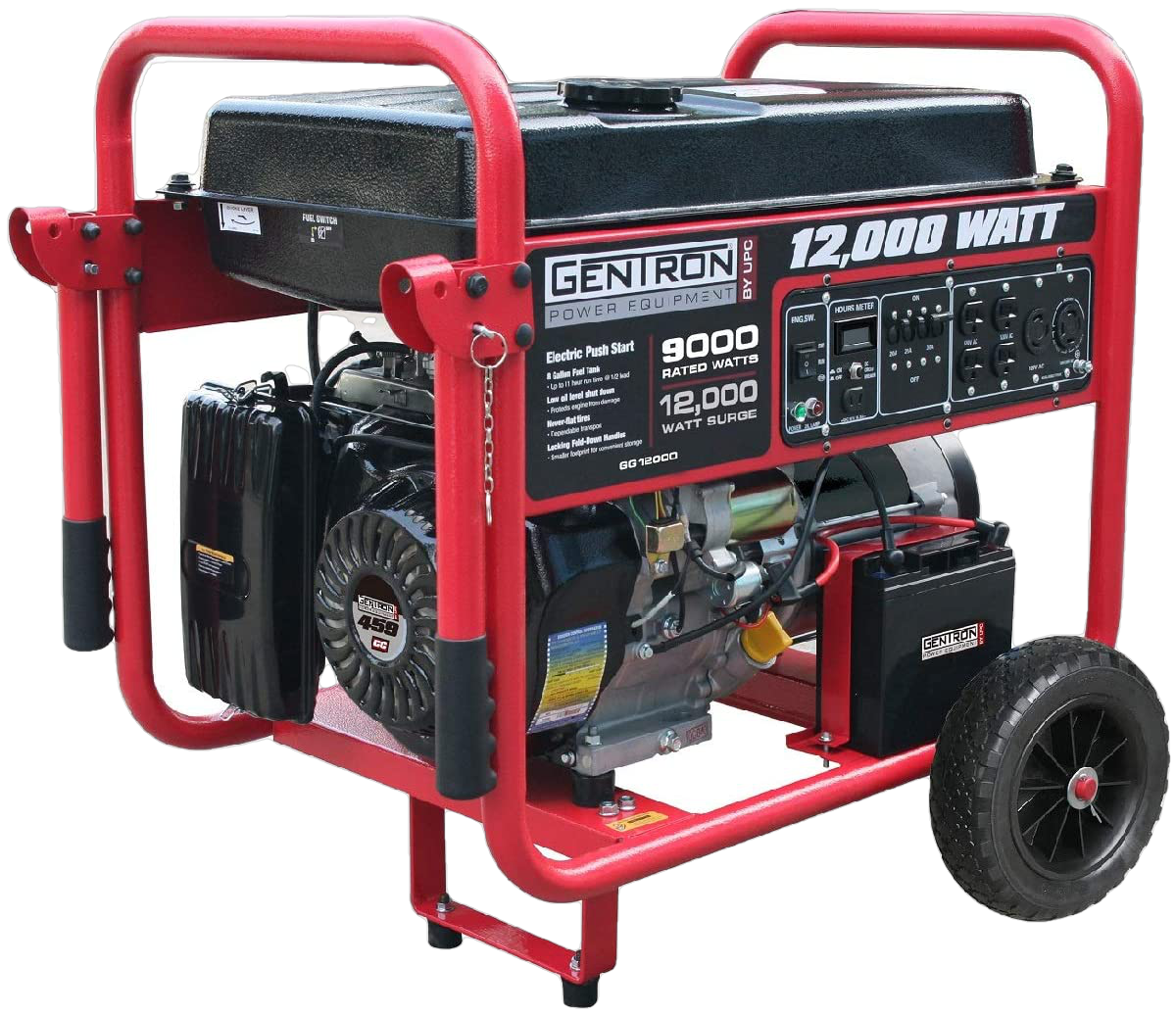 Gentron GG12000 9000W/12000W Electric Start Portable Gas Generator New