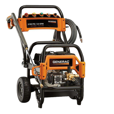 Generac 6590 3,100 PSI 2.8 GPM OHV Engine Triplex Pump Gas Pressure Washer New