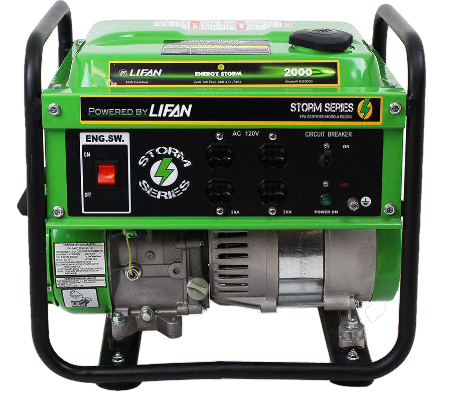 Lifan ES2000 Energy Storm 1400W/1600W Inverter Generator Open Box (Never Used)