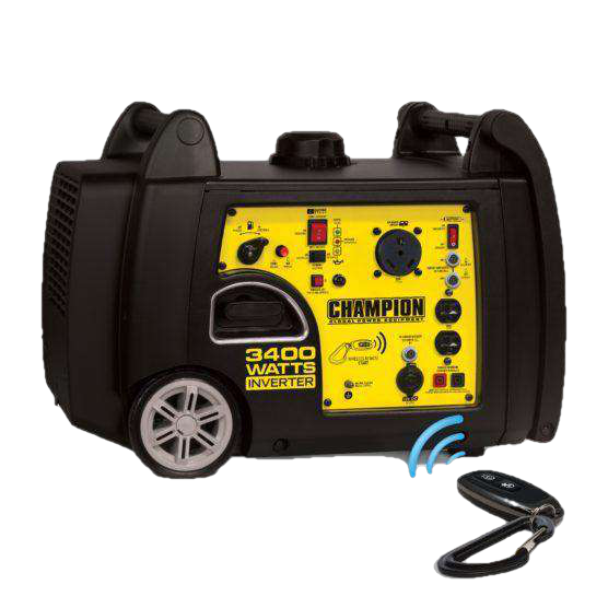 Champion 100261 3100W/3400W Inverter Remote Start Generator New