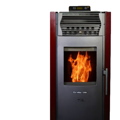 ComfortBilt HP50 2,200 sq. ft. Pellet Stove Auto Ignition 47 lb Hopper Burgundy New