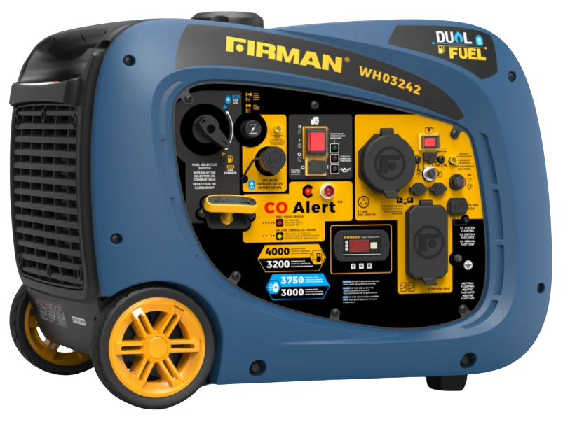 Firman WH03242 3200W/4000W 30 Amp Dual Fuel Electric Start Parallel Ready Inverter Generator New