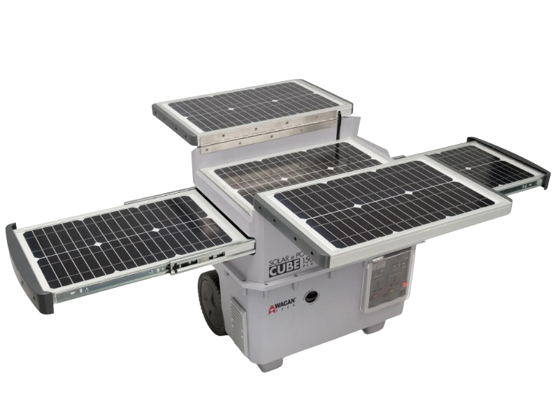 Wagan 2546 Solar ePower Cube 1500 Solar Generator New