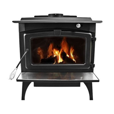 Pleasant Hearth GWS-1800-B 1,800 Sq. Ft. Medium 65,000 BTU EPA Certified Wood-Burning Stove with Blower New