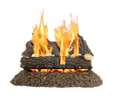 Pleasant Hearth Arlington Ash 30 in. Vented Gas Log Set New