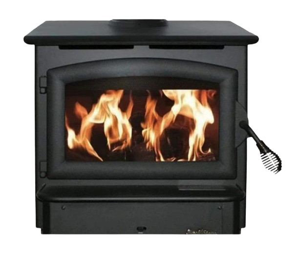 Buck Stove Model 21 1,800 sq. ft. Non-Catalytic Wood Burning Stove with Door New