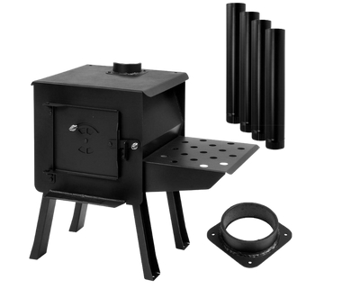 England's Stove Works ESW0033 Black Bear Kit 1.8 Cu. Ft. Wood Burning Camp Stove New