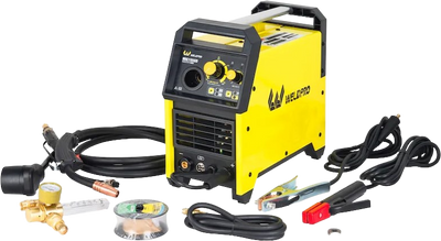 Weldpro MIG155GD Welding Machine With Inverter MIG/Stick Arc Welder With Dual 240V/120V Spool Gun Ready L13006 New