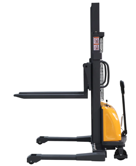 Apollolift A-3011 98" Lifting Height 3300 lbs. Capacity Power Lift Straddle Stacker New