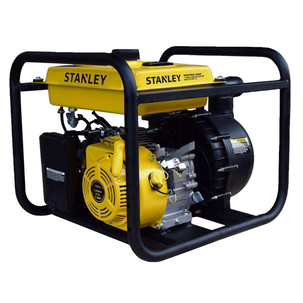 Stanley ST2CCWPLT 7 HP 2 in. Suction and Discharge Ports  Chemical/Corrosive Non-Submersible Displacement Water Pump New