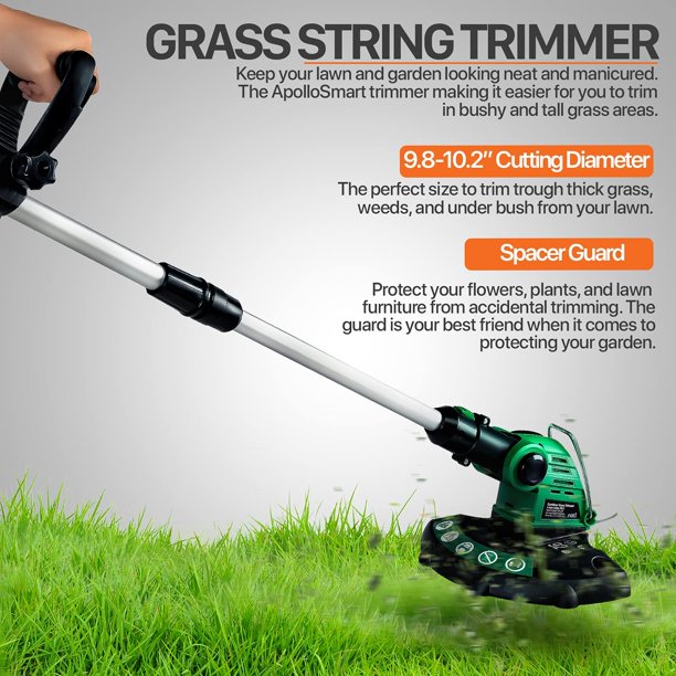 Apollo Smart GUT083 20V Lithium 2 In 1 Grass Trimmer and Flawn Edge New