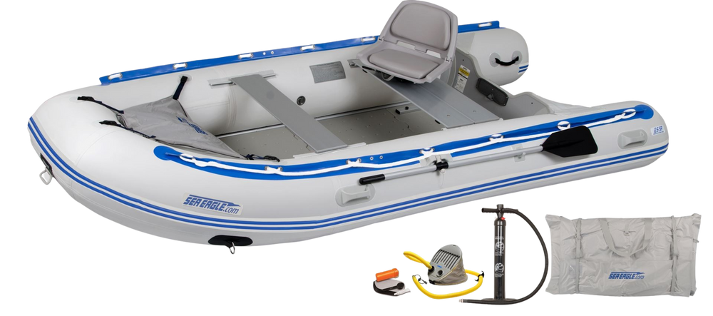 Sea Eagle 126SRK_SW 12'6" Sport Runabout Inflatable Boat Swivel Seat Package New