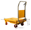 Apollolift A-2002 Single Scissor Lift Table 1100 lbs. 35.4 " Lifting Height New