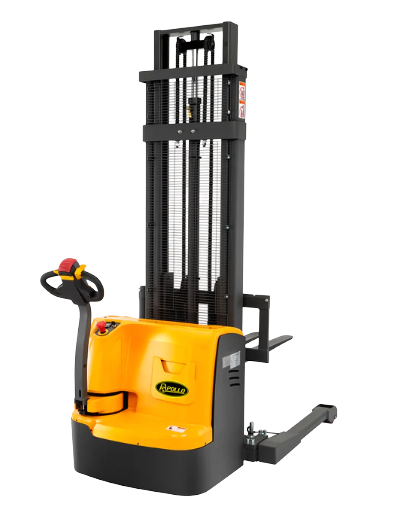 Apollolift A-3029 177" Lifting Height 3300 lbs. Capacity Powered Full Electric Walkie Stacker New