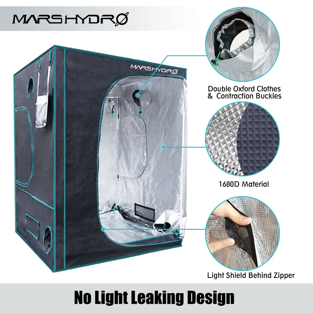 grow tent 150x150x200 Mars Hydro Grow Tent 5' x 5' MH-150X150X200 New – FactoryPure
