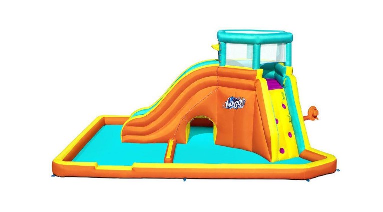 Bestway H2OGO Inflatable Water Park Tidal Tower Slide with Air Blower New