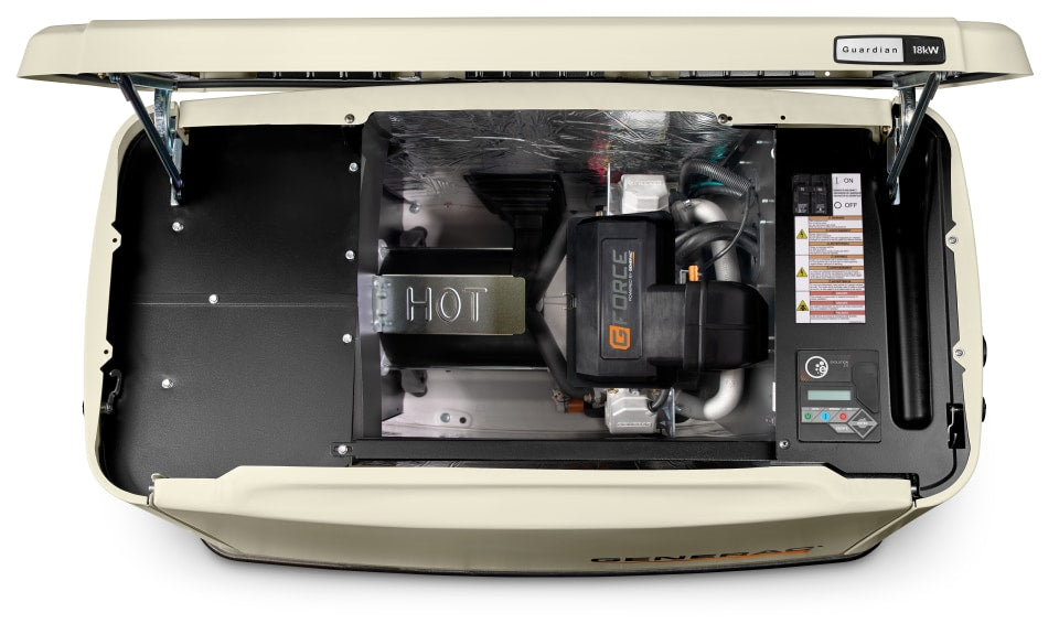 7228 Generac 7228 Guardian 18kW Standby Generator WiFi w/ 200 Amp Automatic ...