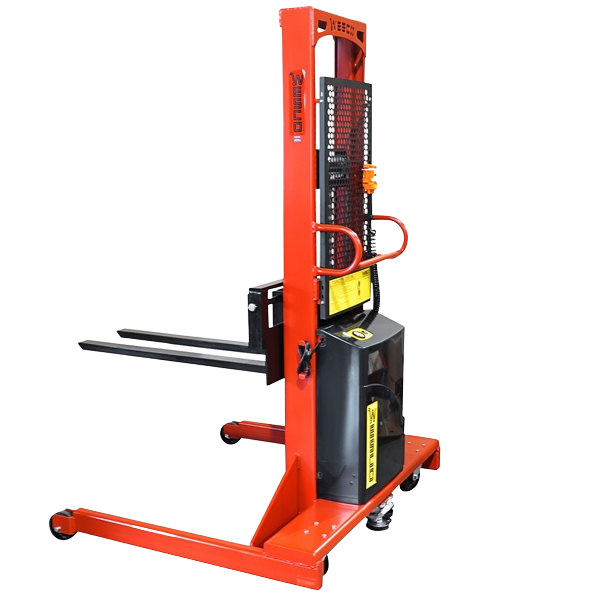 Wesco 261062 1500 lb. Hydraulic Power Lift Fork Stacker with 42" Forks and 64" Lift Height New