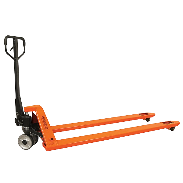 Wesco 273519 Long Fork Pallet Truck with 27" x 78" Forks 4400 lb. Capacity New