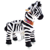 PonyCycle Ux368 Ride On Zebra Black and White Small New