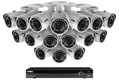 Lorex LN10804-1616W 16 Camera 16 Channel 4MP IP Outdoor Surveillance Security System New