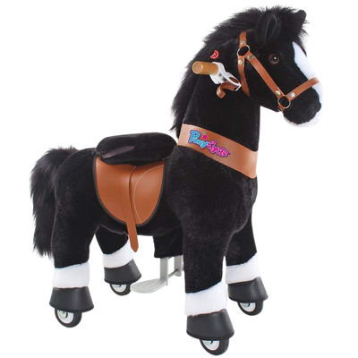 PonyCycle Ux426 Ride On Horse Black Medium New