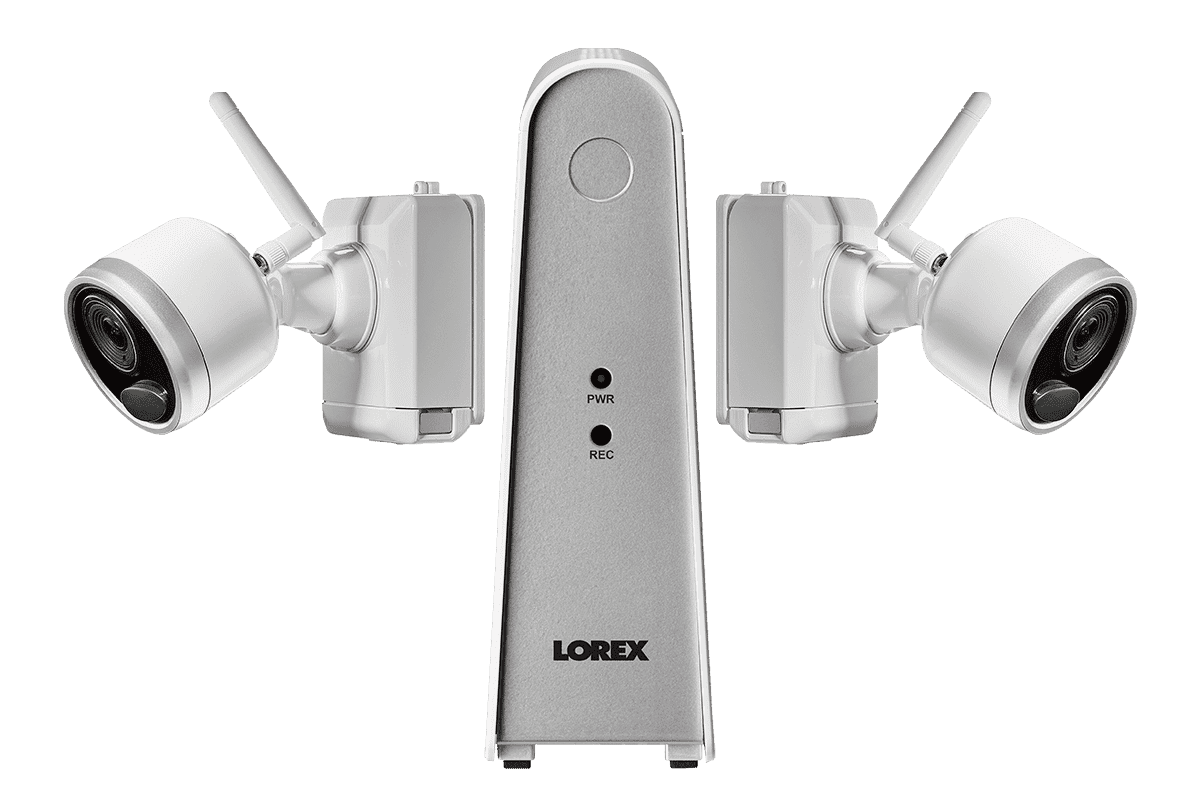 Lorex LWF1080W-62 Wire Free Battery Powered 2 Camera 6 Channel Indoor/Outdoor Security Surveillance System New