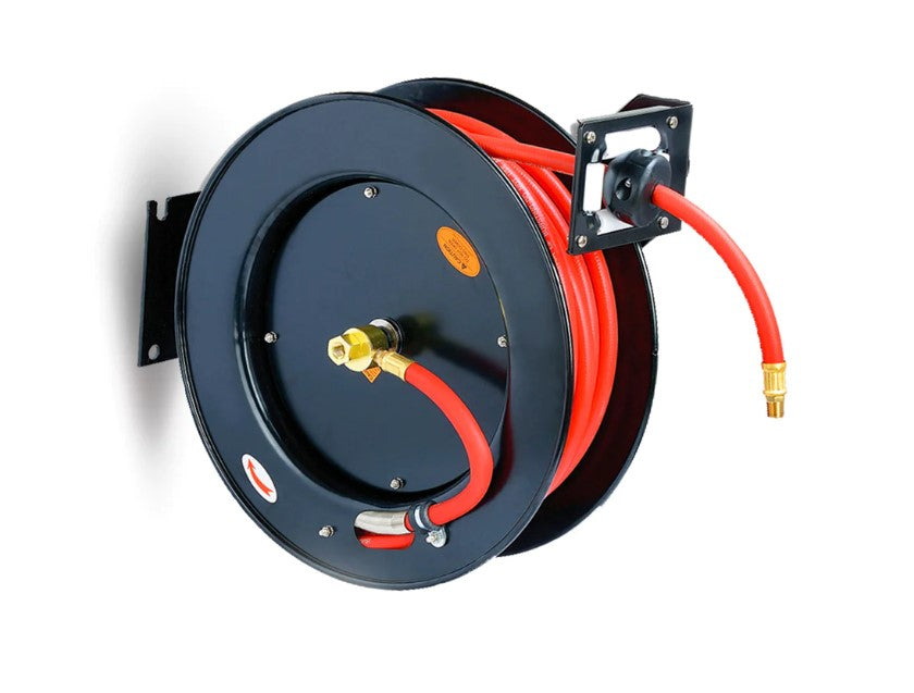 Reelworks 50 ft. Retractable Air-Hose Reel with Hose