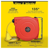 ReelWorks CR625201S3A 12 AWG x 65' 15A 3 Grounded Outlets Mountable Retractable Extension Cord Reel New