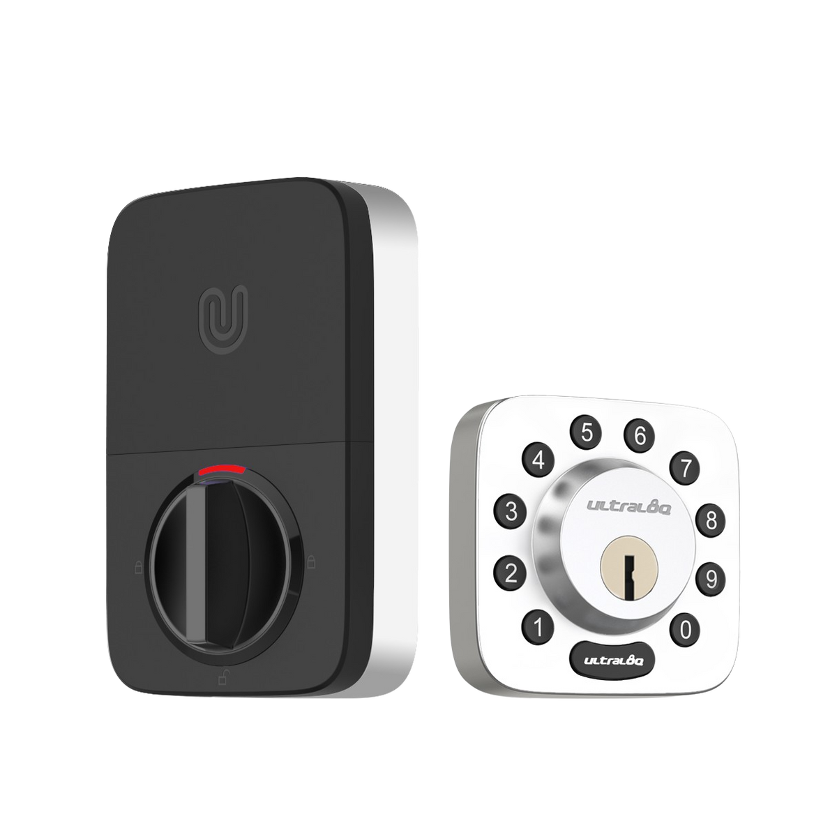 U-Tec U-BOLT 5-in-1 Bluetooth Enabled and Keypad Smart Deadbolt Door Lock in Satin Nickel New