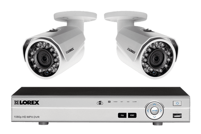 Lorex MPX42W 1080P HD Weatherproof 2 Camera 4 Channel 1 TB MPX DVR Surveillance Security System New