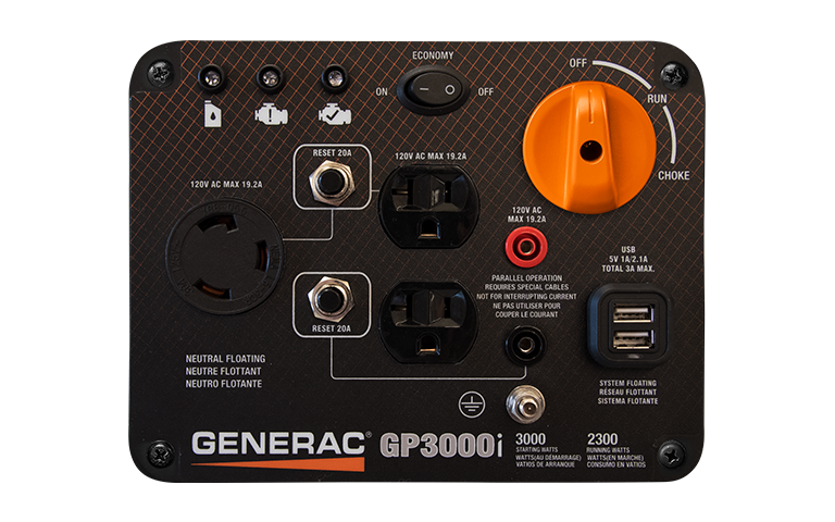 Generac GP3000i 2300/3000w Gas Inverter Generator New – FactoryPure