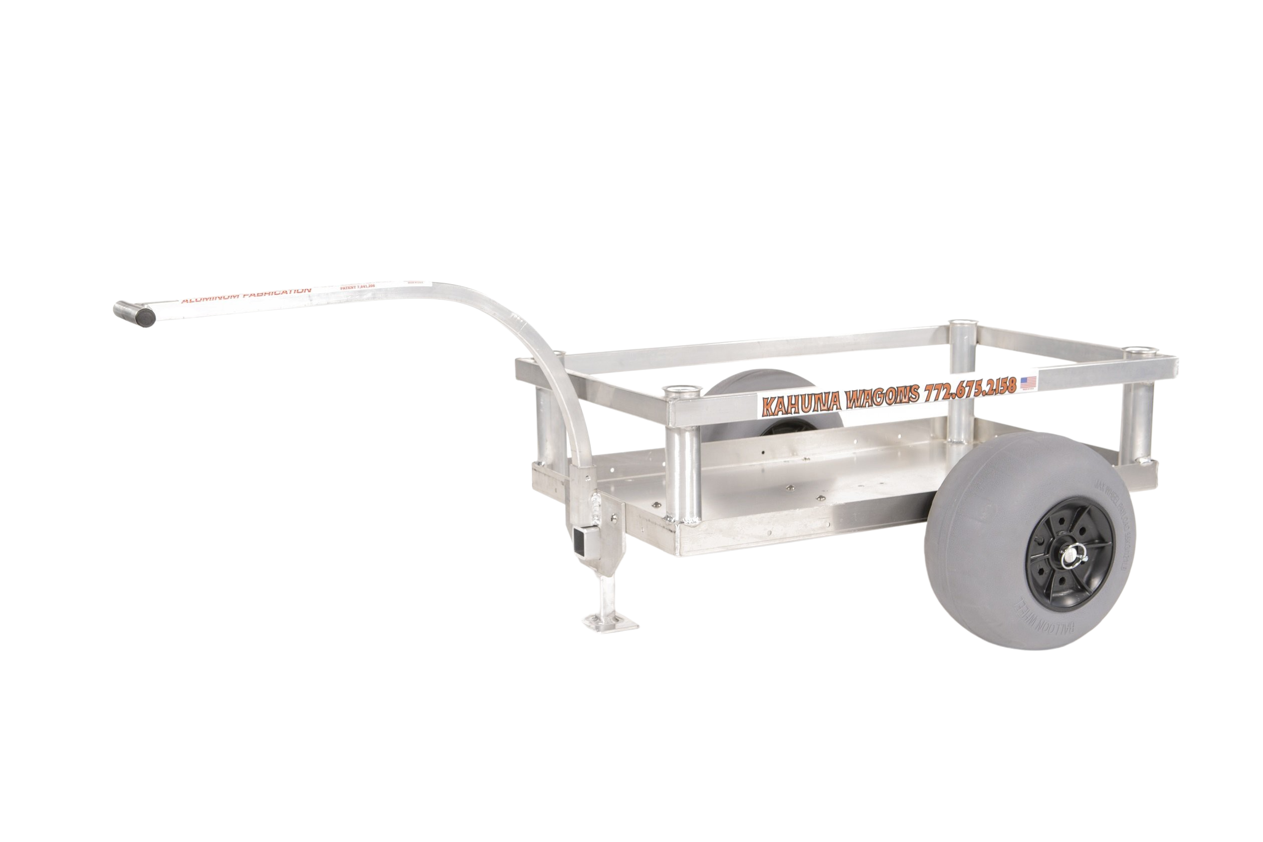 Alumacart Bimini Beach and Fishing Wagon with Rod Holders and Hitch Mo Alumacart Bimini Beach and Fishing Wagon with Rod Holders and Hitch Mo