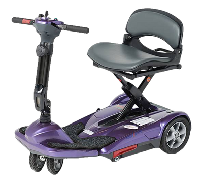EV Rider Transport M Easy Move Scooter Lithium Folding Scooter Plum Open Box