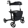 Vive Health Upright Rollator Walker Lightweight Foldable Black New