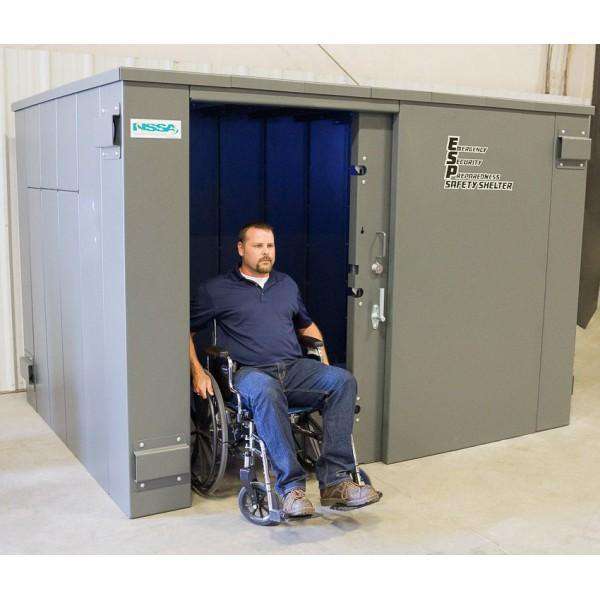 Swisher ESP SR114X84G 20-Person Business Capacity with Wheel Chair Accessibility Safety Shelter New
