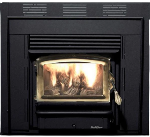 Buck Stove Model ZC21 Fireplace Insert 1,800 sq. ft. Non-Catalytic Wood Burning Stove with Door New