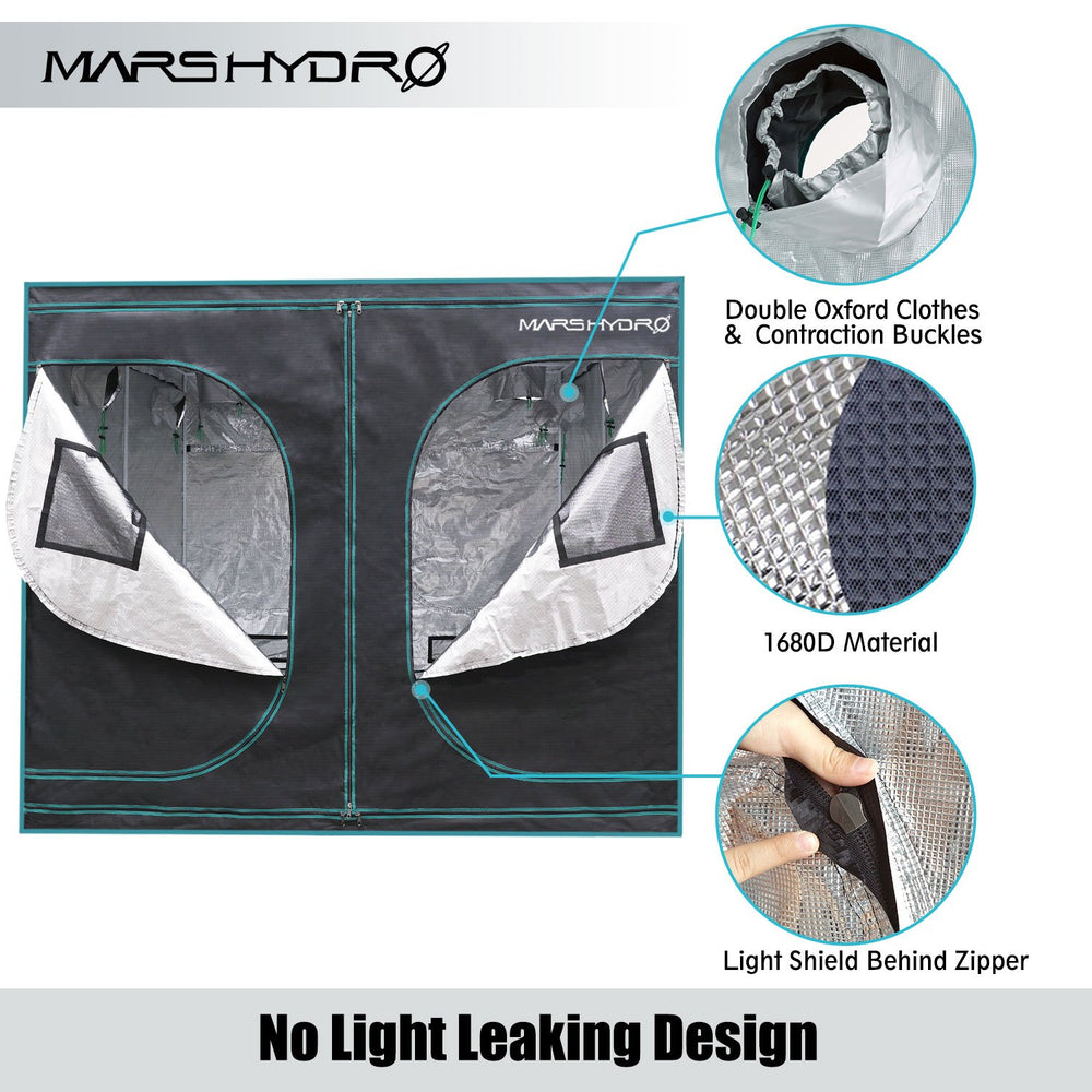 240x240x200 grow tent Mars Hydro Grow Tent 8' x 8' MH-240X240X200 New – FactoryPure