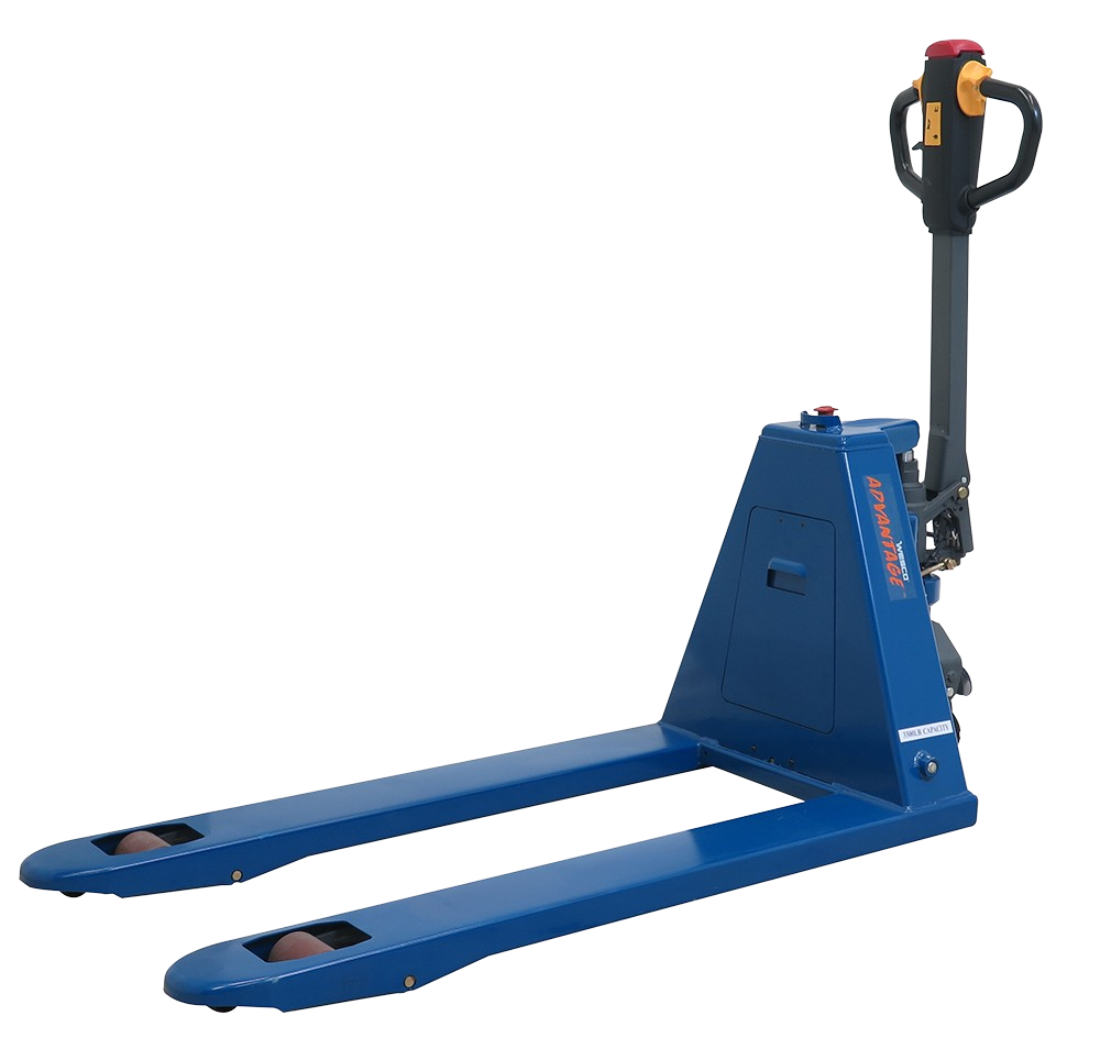 Wesco 274703 Advantage Pro-Power Electric Pallet Truck with 27" x 48" Forks and 3300 lb. Capacity New
