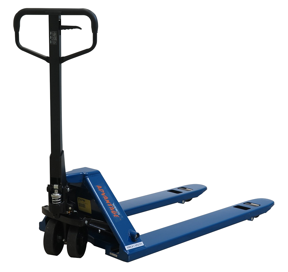 Wesco 274709 Advantage Pro Pallet Truck with 27" x 48" Fork and 5500 lb. Capacity New